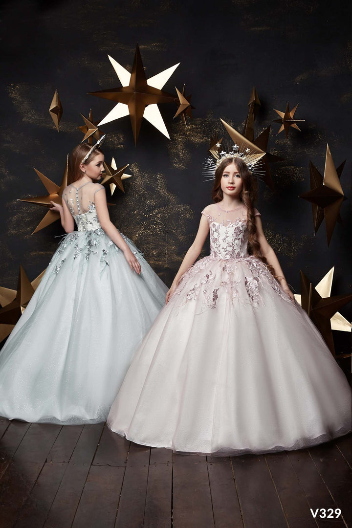 Flower Girl Dresses: Virginia Flower Girl Dress - Mia Bambina Boutique