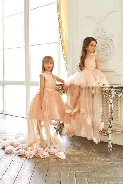 Birthday Dresses: ROSE SOPHISTICATED GIRLS PARTY DRESS - Mia Bambina Boutique