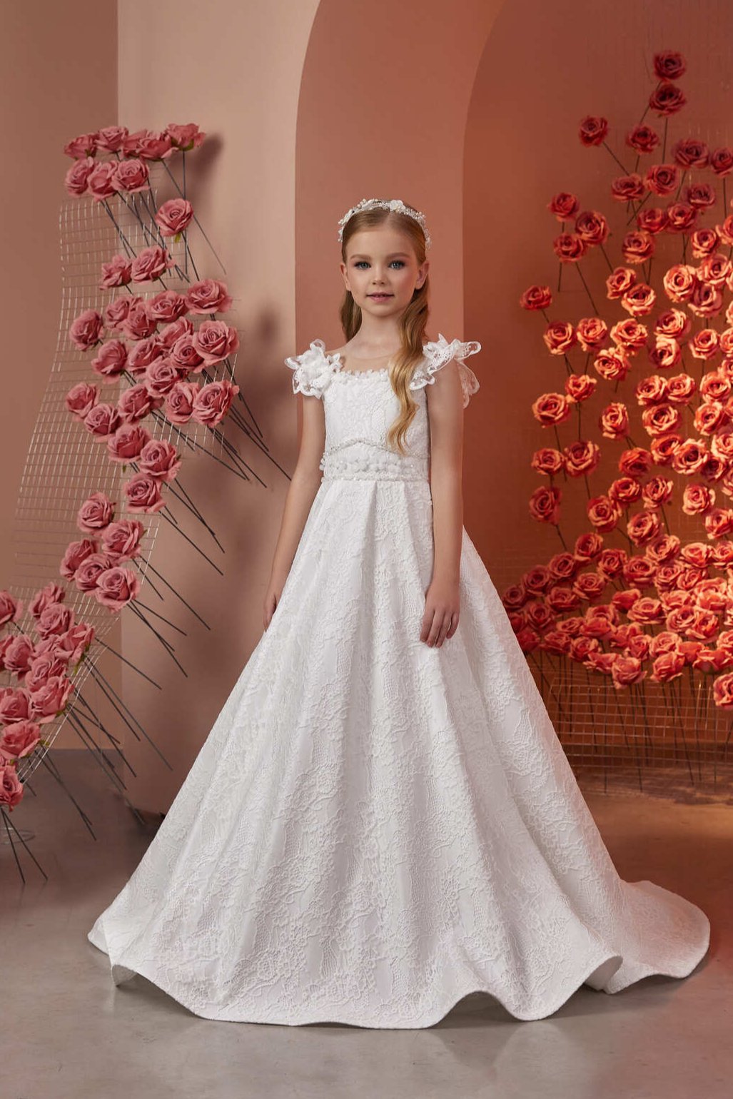 Ethereal Floral Elegance Dress Size 3T-4T Ethereal Floral Elegance Dress Size 3T-4T