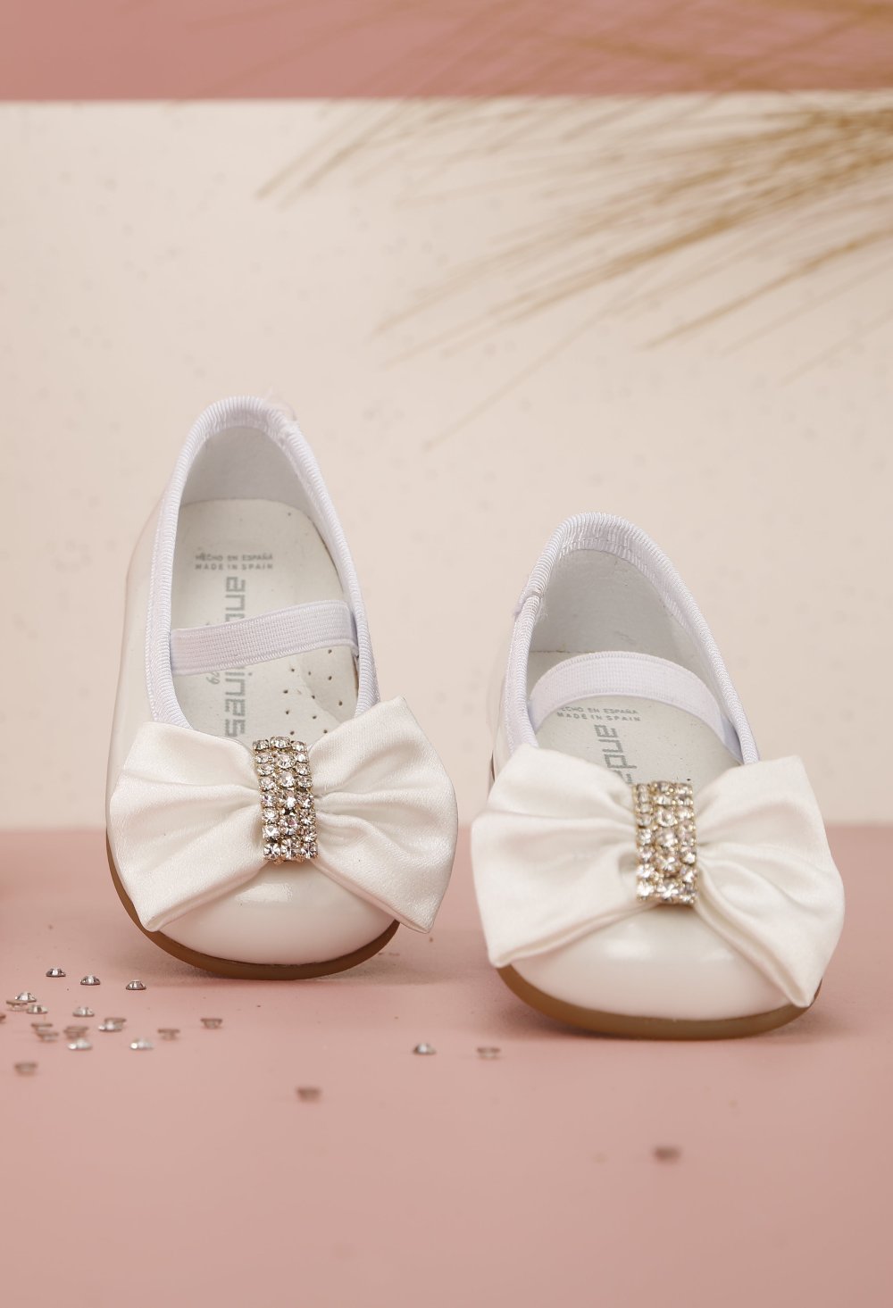 Baby Girl Ballerina Patent Shoes with Bows – Mia Bambina Boutique