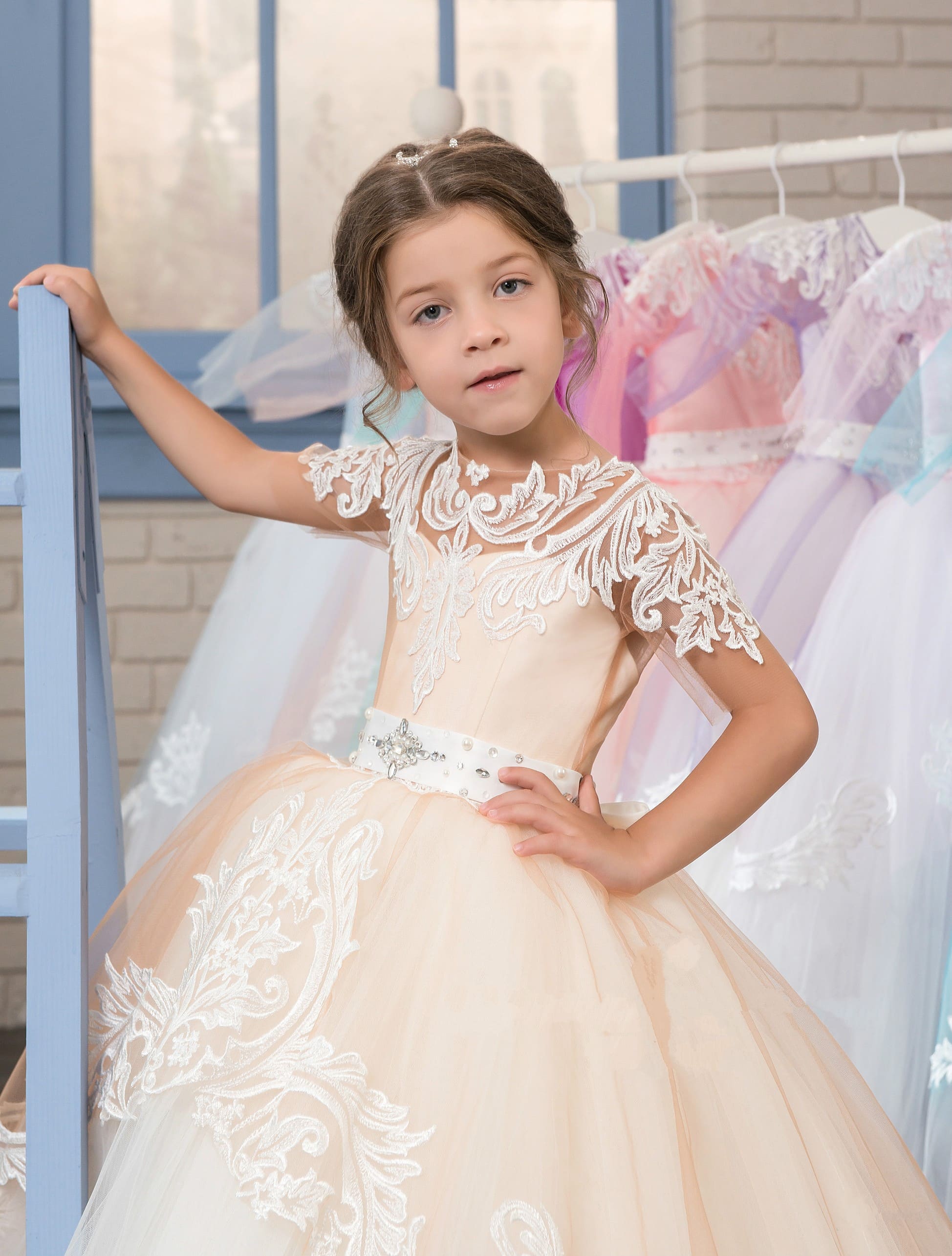 Flower Girl Dresses: Augusta - Mia Bambina Boutique