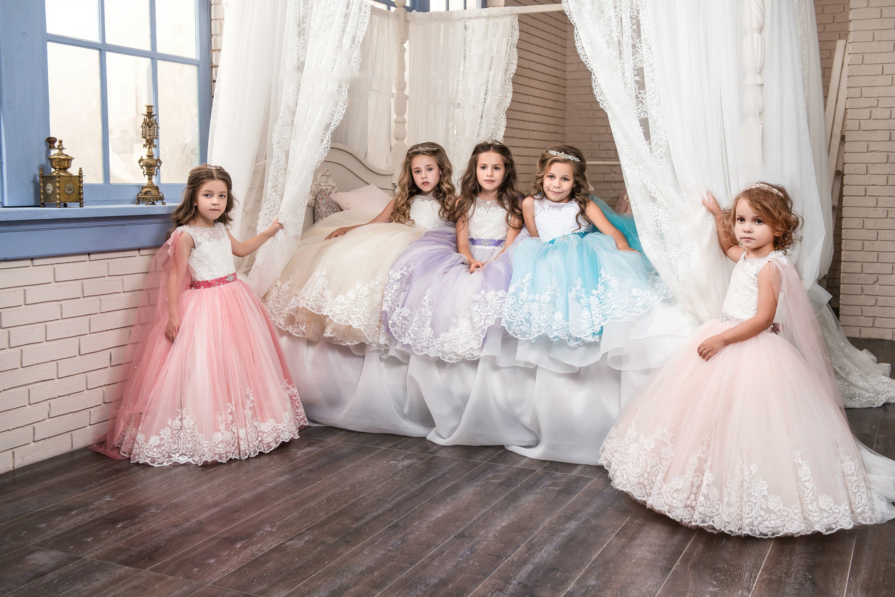 Flower Girl Dresses: Huntington - Mia Bambina Boutique