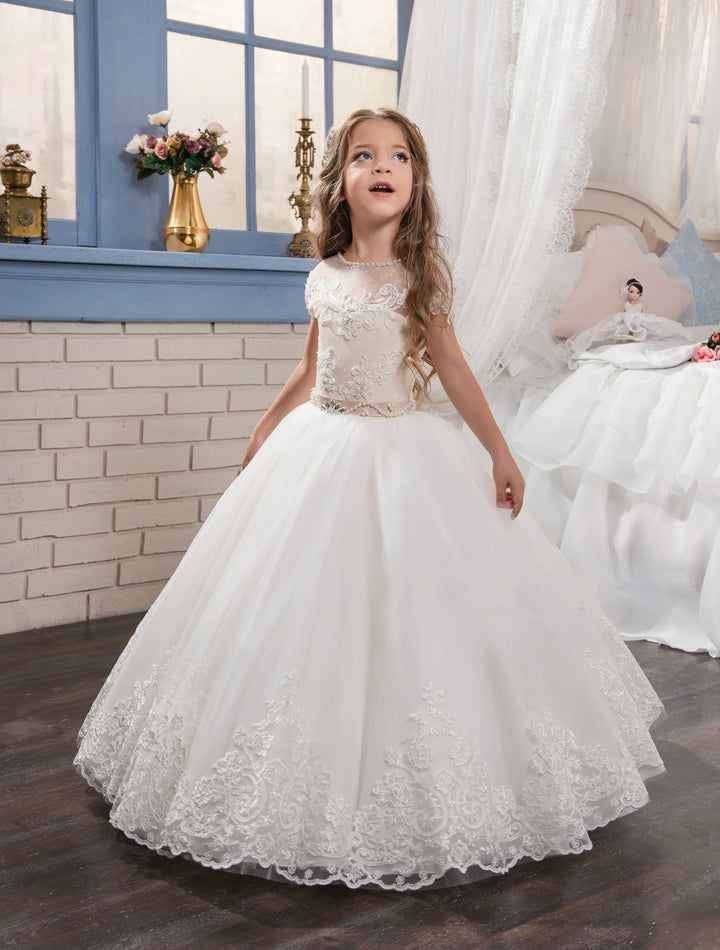 tutu christmas dress Girls Birthday Dress Princess Dress adorned with whimsical candy silk backless dress Morgan Style:Floral sale4th_26.06