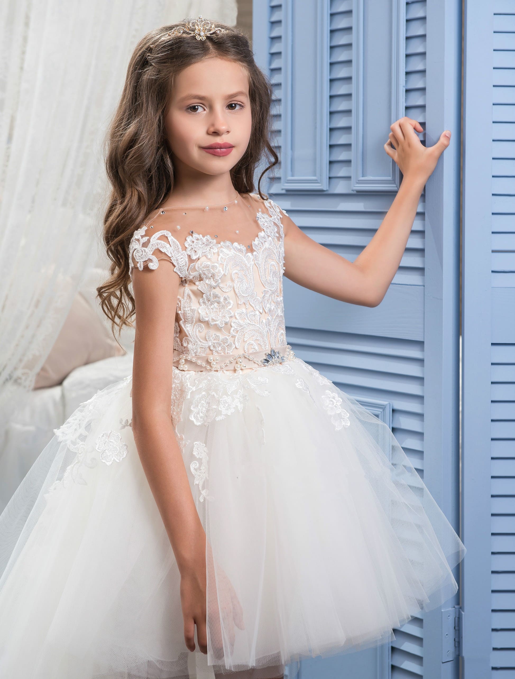 Flower Girl Dresses: Garland - Mia Bambina Boutique