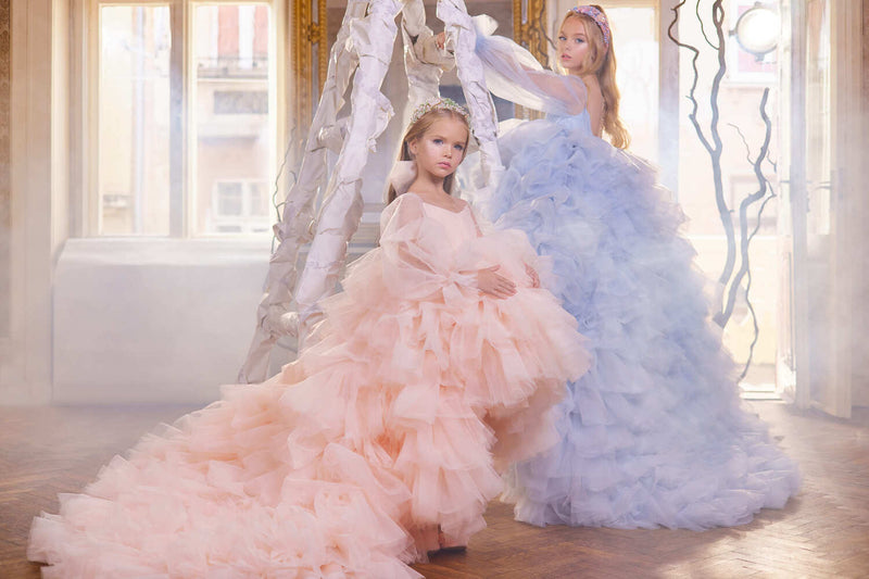 Fluffy Flower Girl Dress