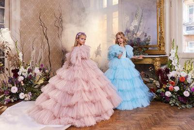 Tiered Fluffy Flowergirl Dress