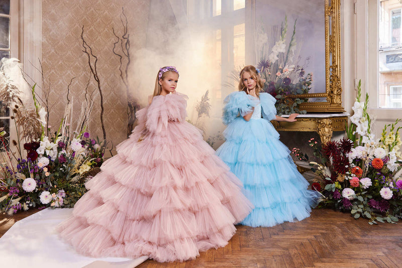 Tiered Fluffy Flowergirl Dress