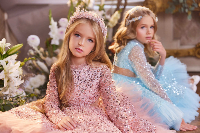 Pink Sequin Sparkly Dress for Girls