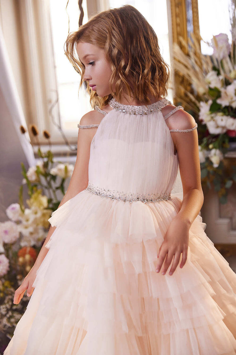Flower Girl Dress with Ruffles
