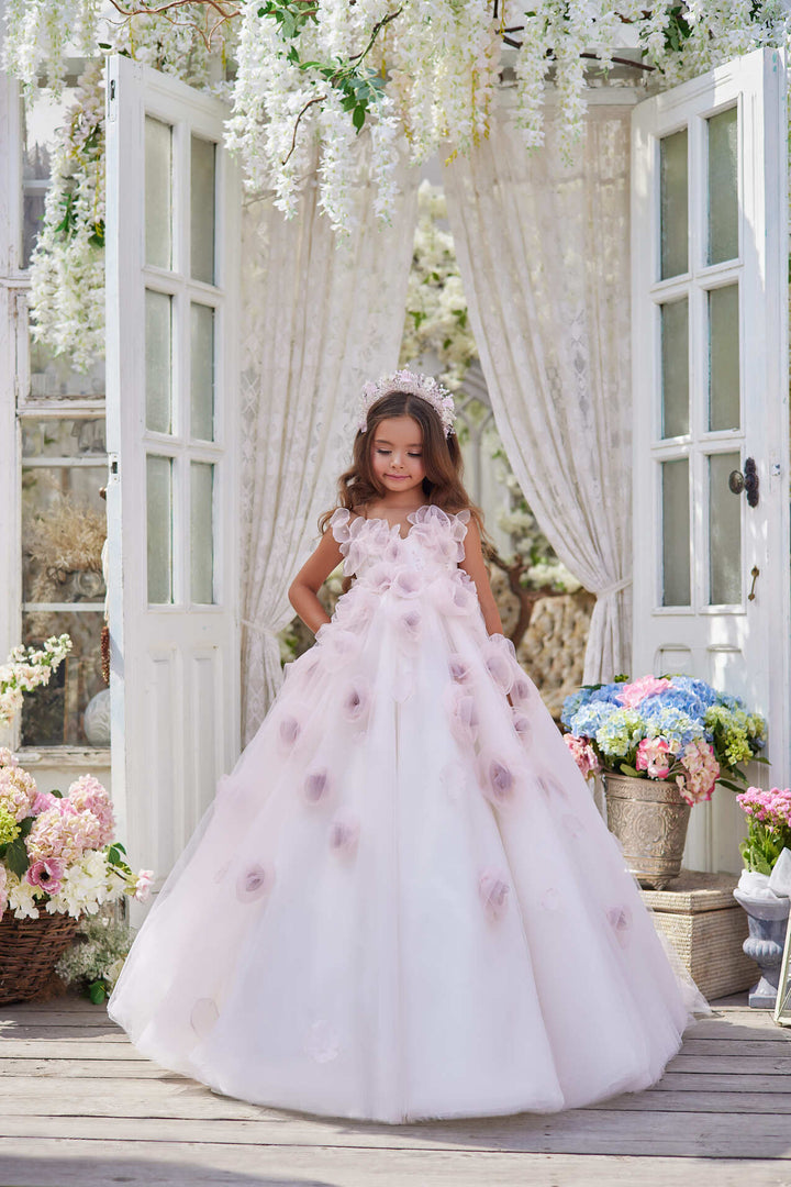 Flower Girl Dresses: 3615 Geneya - Mia Bambina Boutique