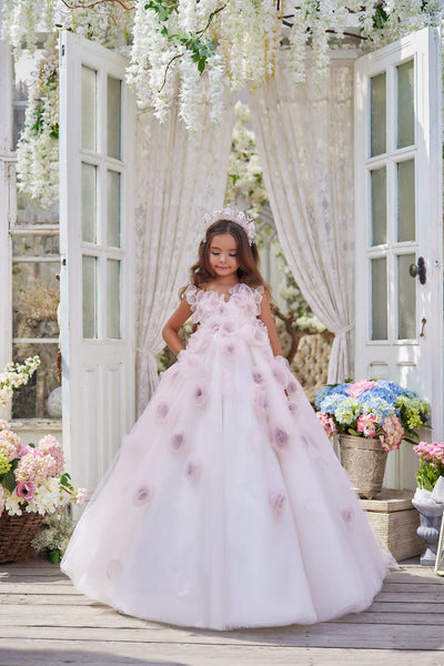 Flower Girl Dresses: 3615 Geneya - Mia Bambina Boutique