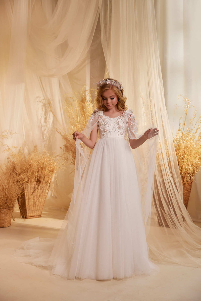 Flower Girl Dresses: 3624 London - Mia Bambina Boutique