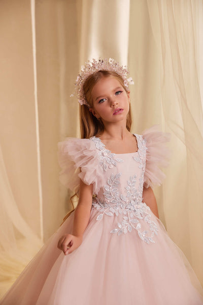 Junior Bridesmaid Dress: 3632 Austin - Mia Bambina Boutique