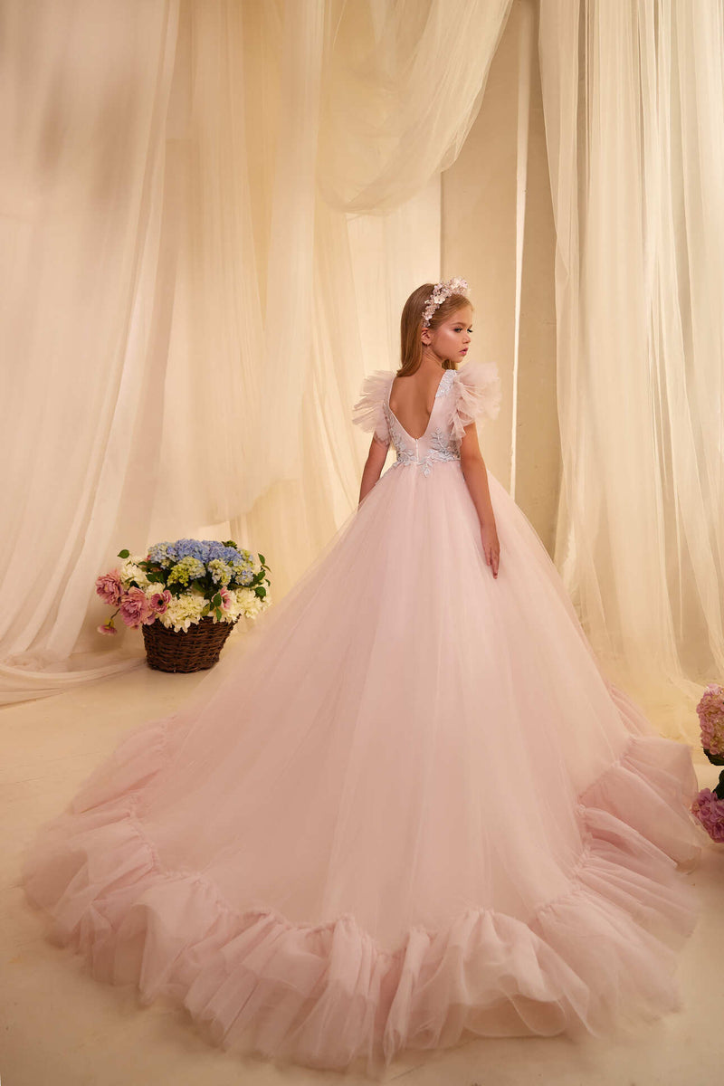 Junior Bridesmaid Dress: 3632 Austin - Mia Bambina Boutique