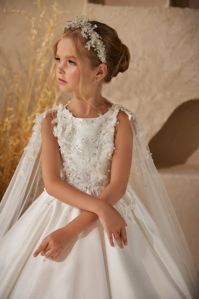 Flower Girl Dresses: 3637 Corona - Mia Bambina Boutique