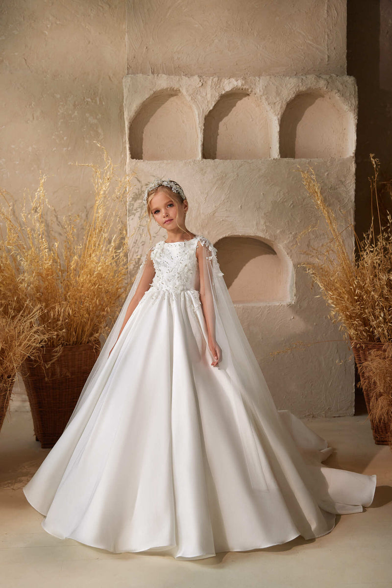 Flower Girl Dresses: 3637 Corona - Mia Bambina Boutique