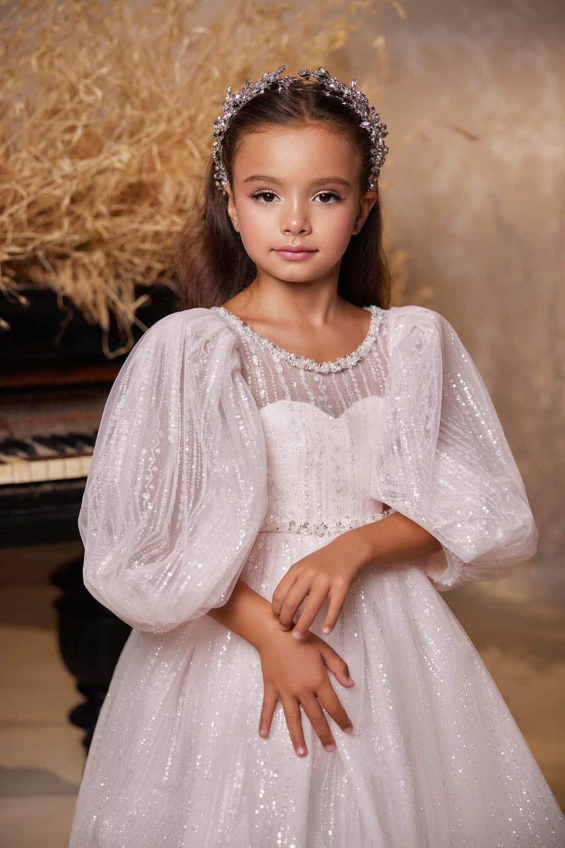 Flower Girl Dresses: 3639 Fontana - Mia Bambina Boutique