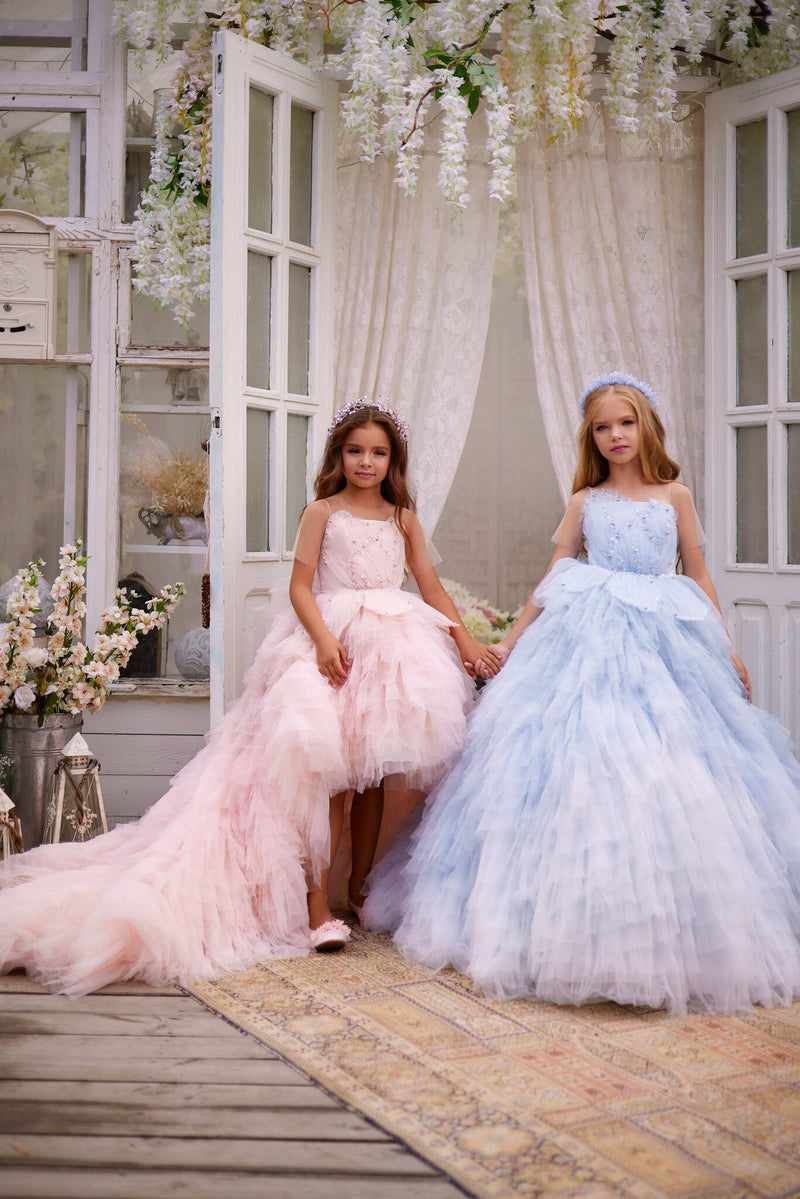 Oklahoma Junior Bridesmaid Dress Pre-order Size 9-10 / Light Blue