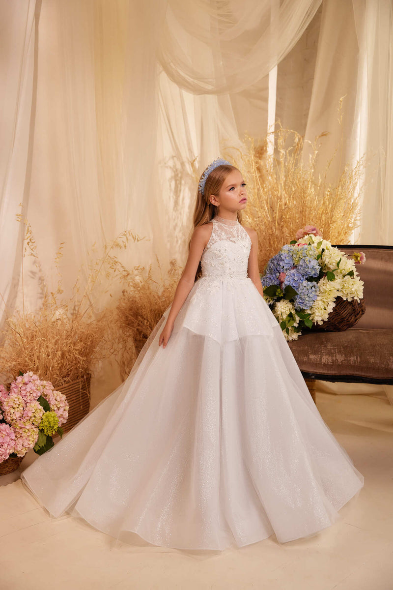 Flower Girl Dresses: 3645 Phoenix - Mia Bambina Boutique