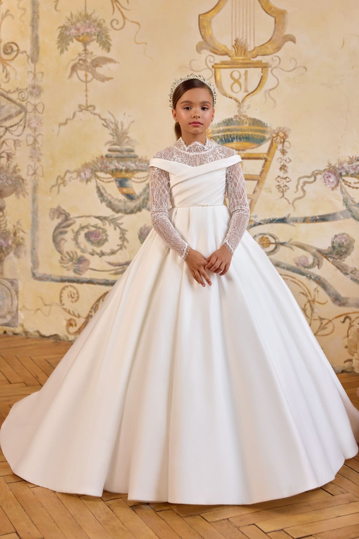 Flower Girl Dresses: Isabella Couture Dress - Mia Bambina Boutique