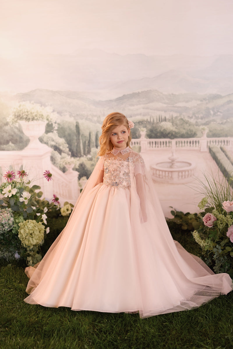 pink junior bridesmaid dresses Adeline Rosé Blush Dress for Girls group:celeste-slip Baby Blue and Burnt Elegant and timeless Color:MAROON