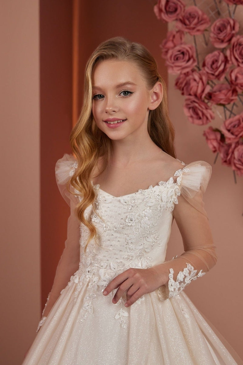 Venus long lace online dress