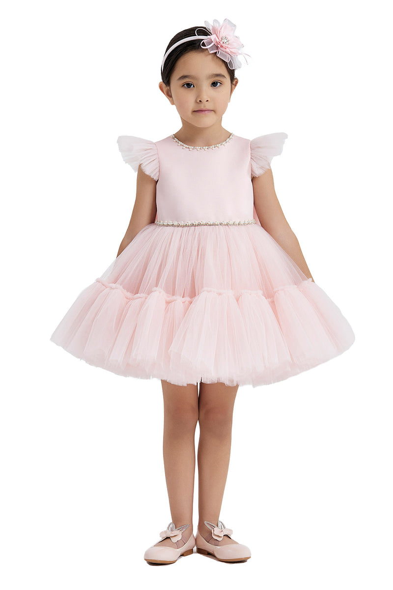 Blush Toddler Girl Birthday Party Dress in Sizes 1T-6