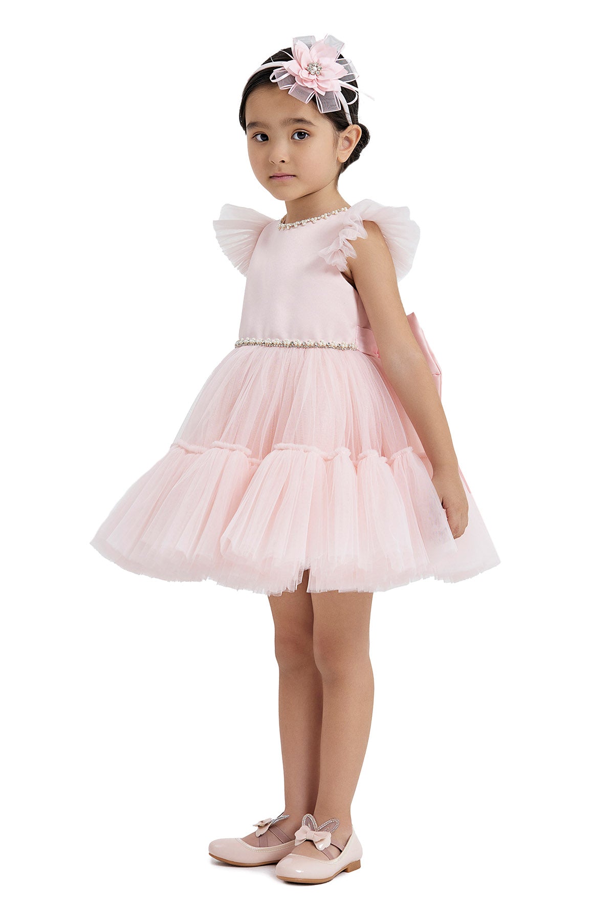 Birthday Dresses: Blush Baby Girl Dress - Mia Bambina Boutique