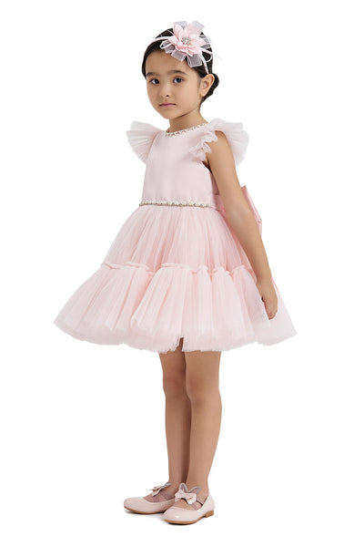 Blush Toddler Girl Birthday Party Dress in Sizes 1T-6