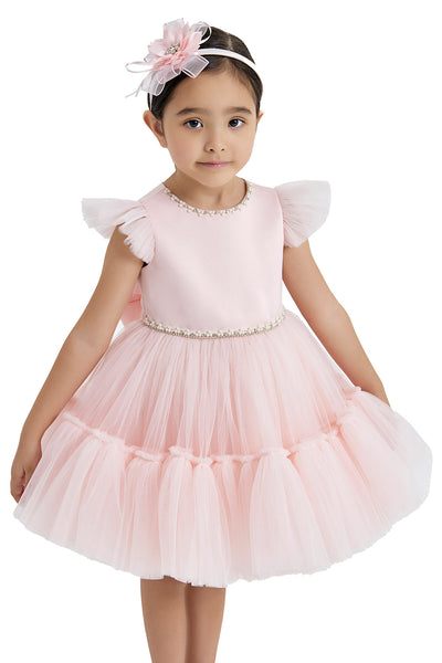 Blush Toddler Girl Birthday Party Dress in Sizes 1T-6