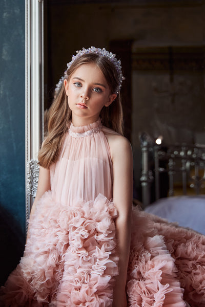 Galina Lovely Pink Princess Ball Gown for Party by Mia Bambina Boutique