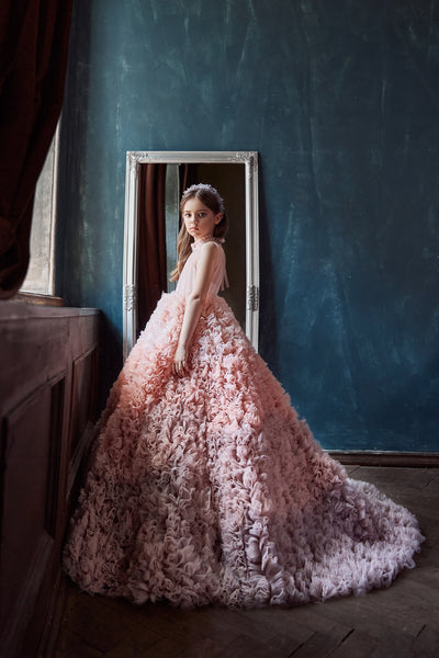 Galina Lovely Pink Princess Ball Gown for Party by Mia Bambina Boutique
