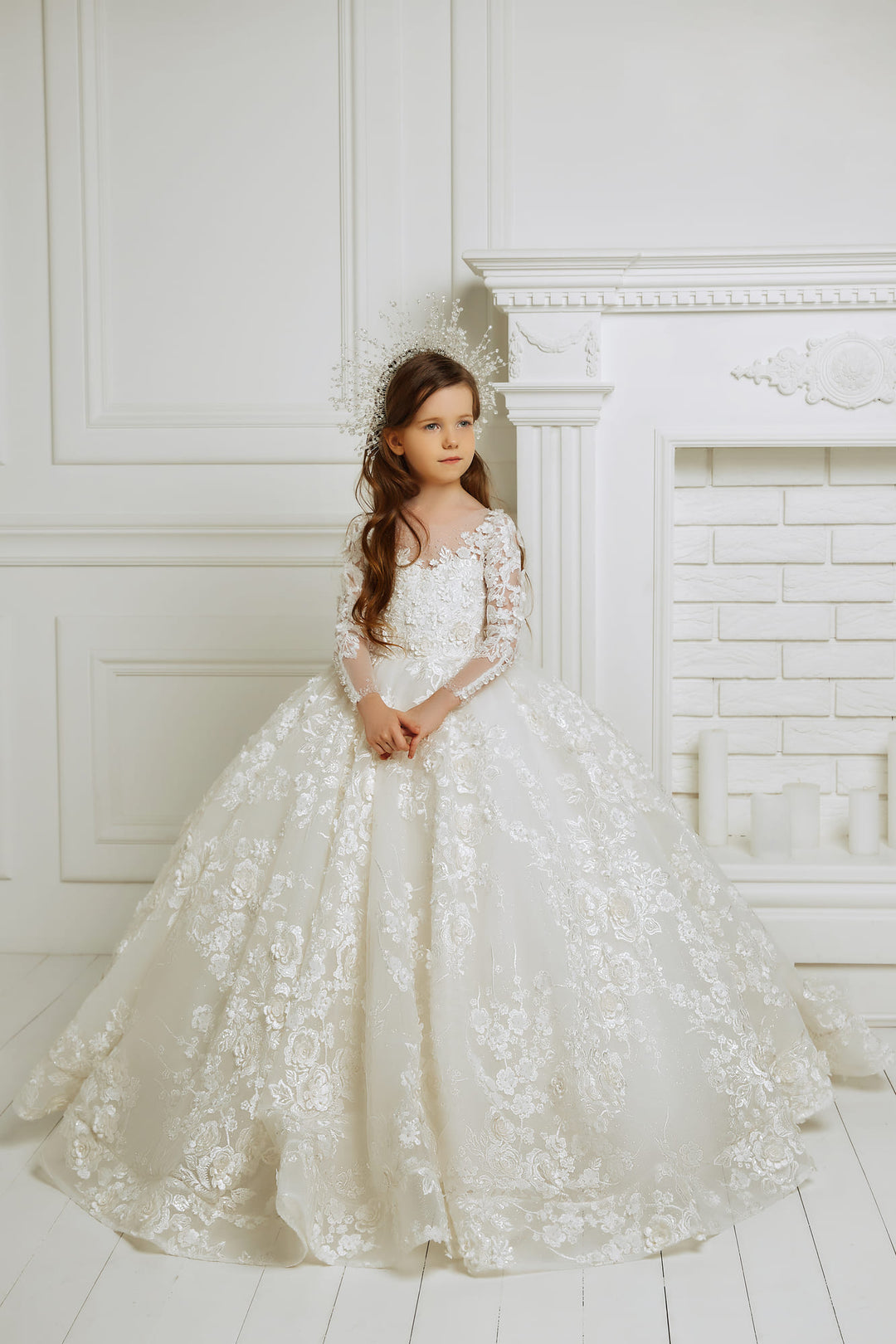Cindy exclusive Lace First Communion Dress Size 3T-4T