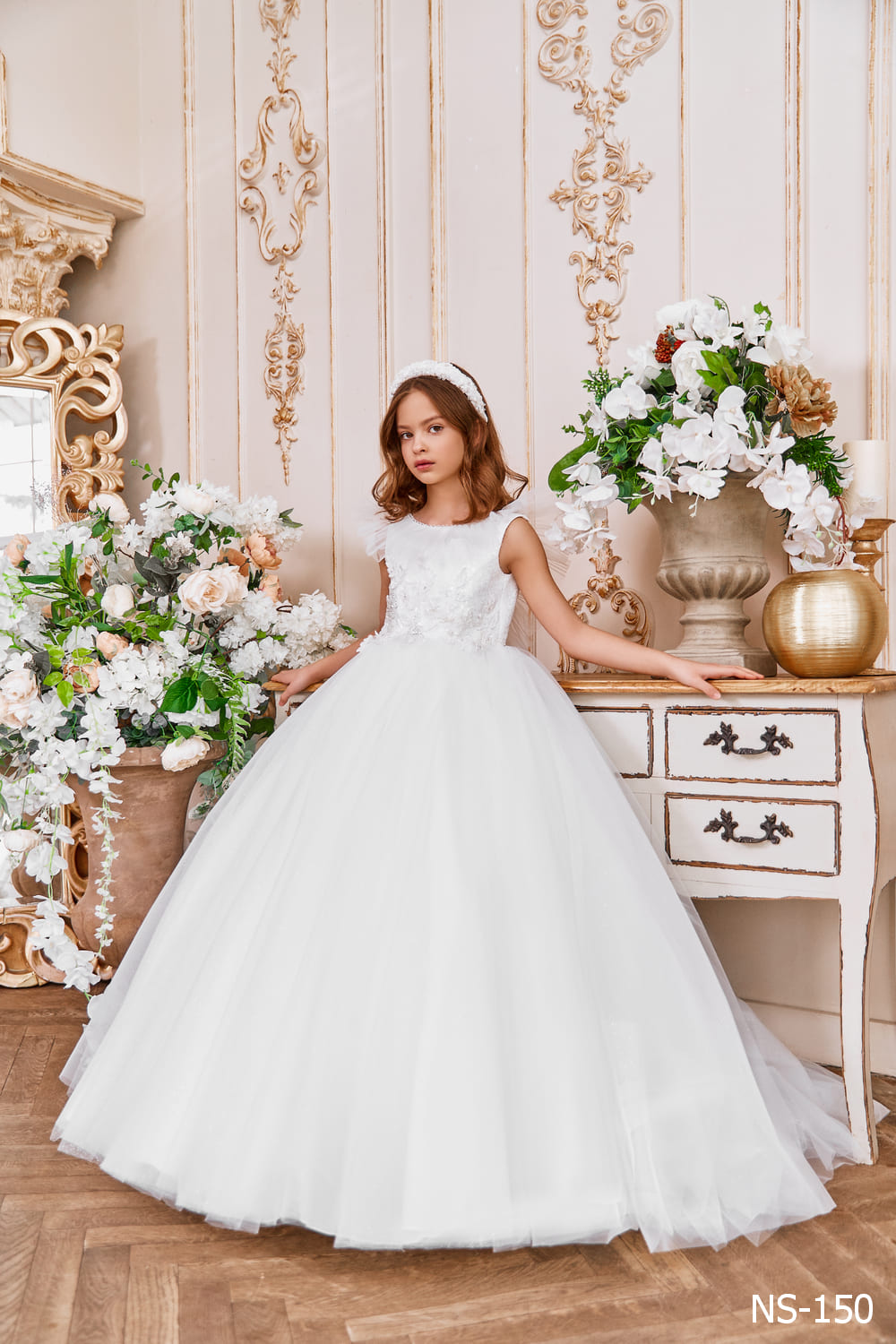 Buy Classy V-Cut Back Dress | Elegant Flower Girl Outfit Buy Classy V-Cut Back Dress | Elegant Flower Girl Outfit