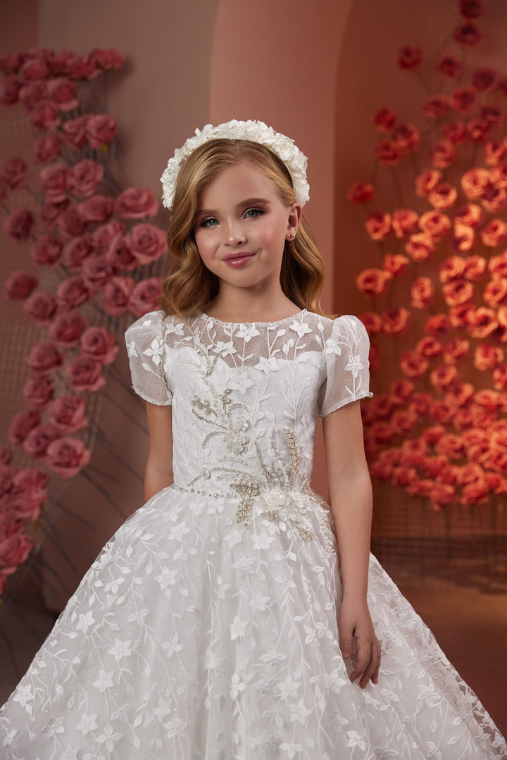 Shop Elegant Lace Flower Girl Dress | Mia Bambina Boutique Size 12 / Ivory Shop Elegant Lace Flower Girl Dress | Mia Bambina Boutique Size 12 / Ivory