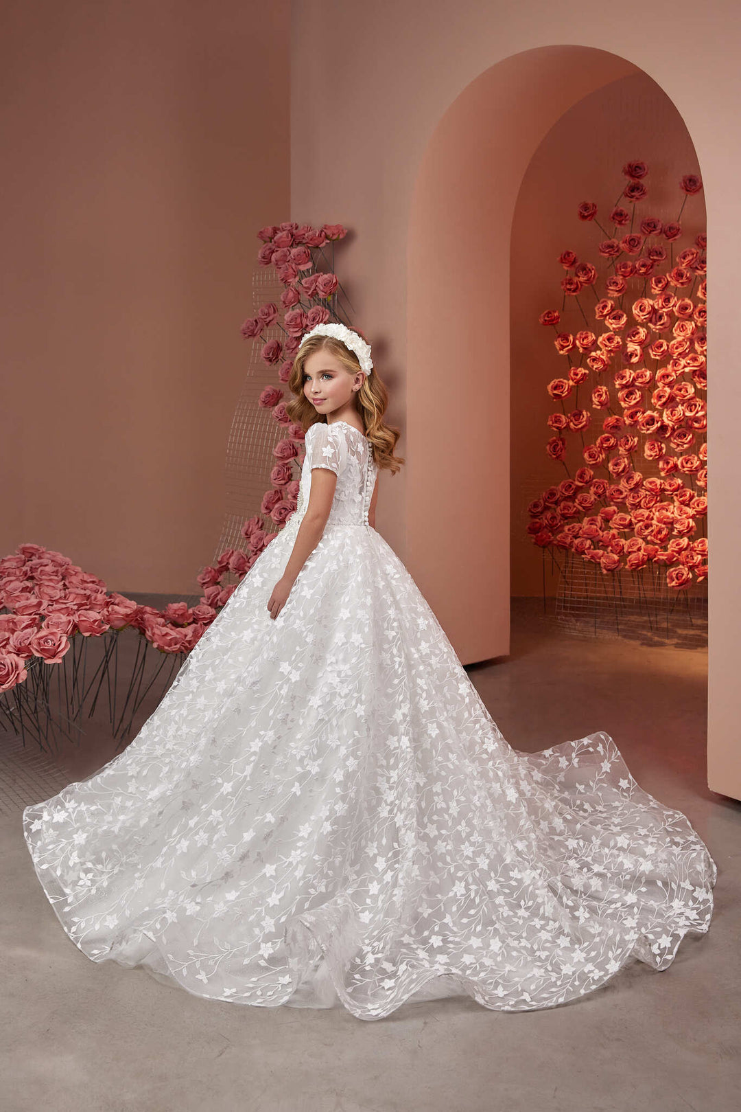 Shop Elegant Lace Flower Girl Dress