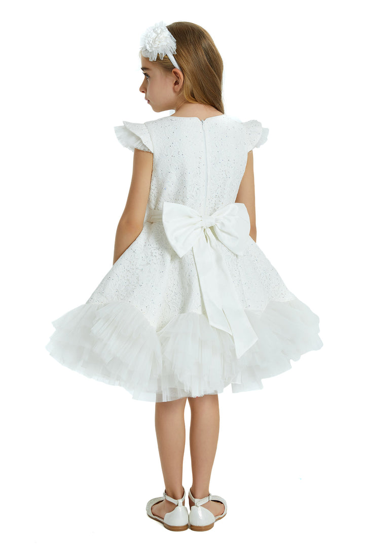 white lace tutu dress Garden Soiree White Tutu Dress