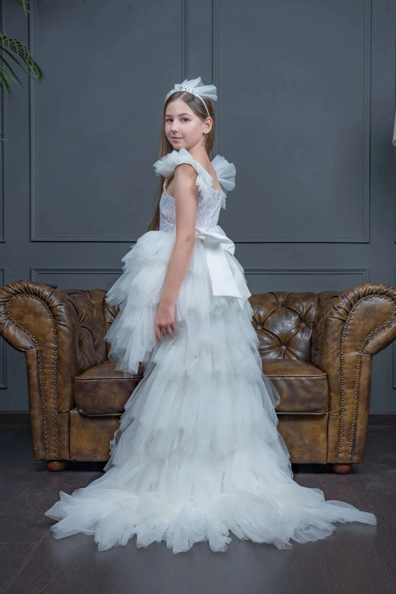 Pearl tulle dress hot sale