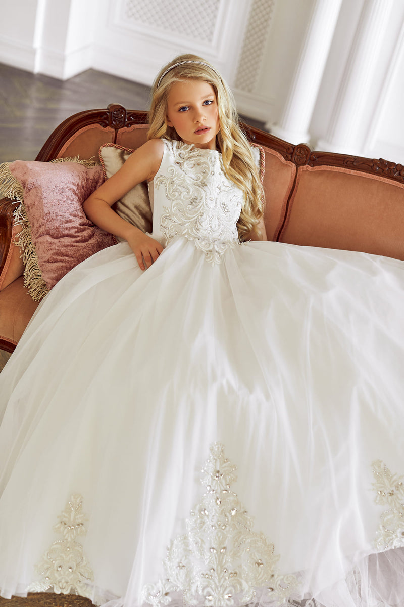 Tank Dress for Flower Girl by Mia Bambina Boutique