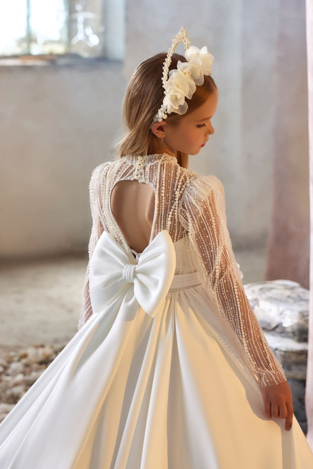 Vintage Faith Communion Gown – Mia Bambina Boutique