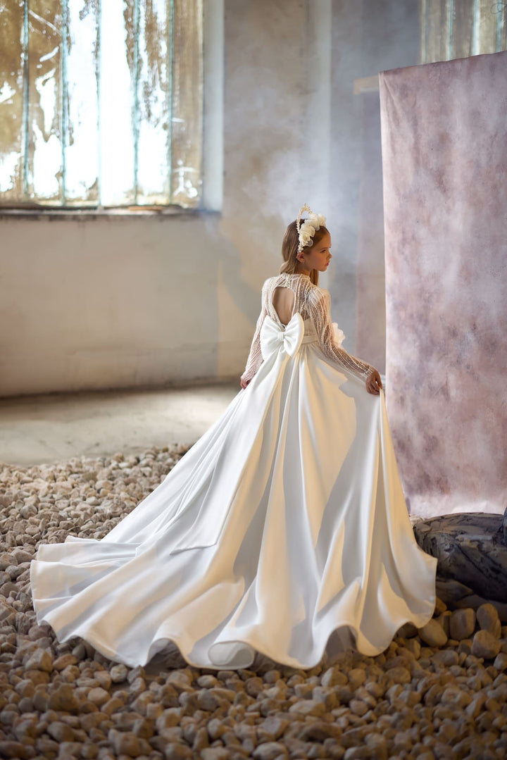 Vintage Faith Communion Gown – Mia Bambina Boutique