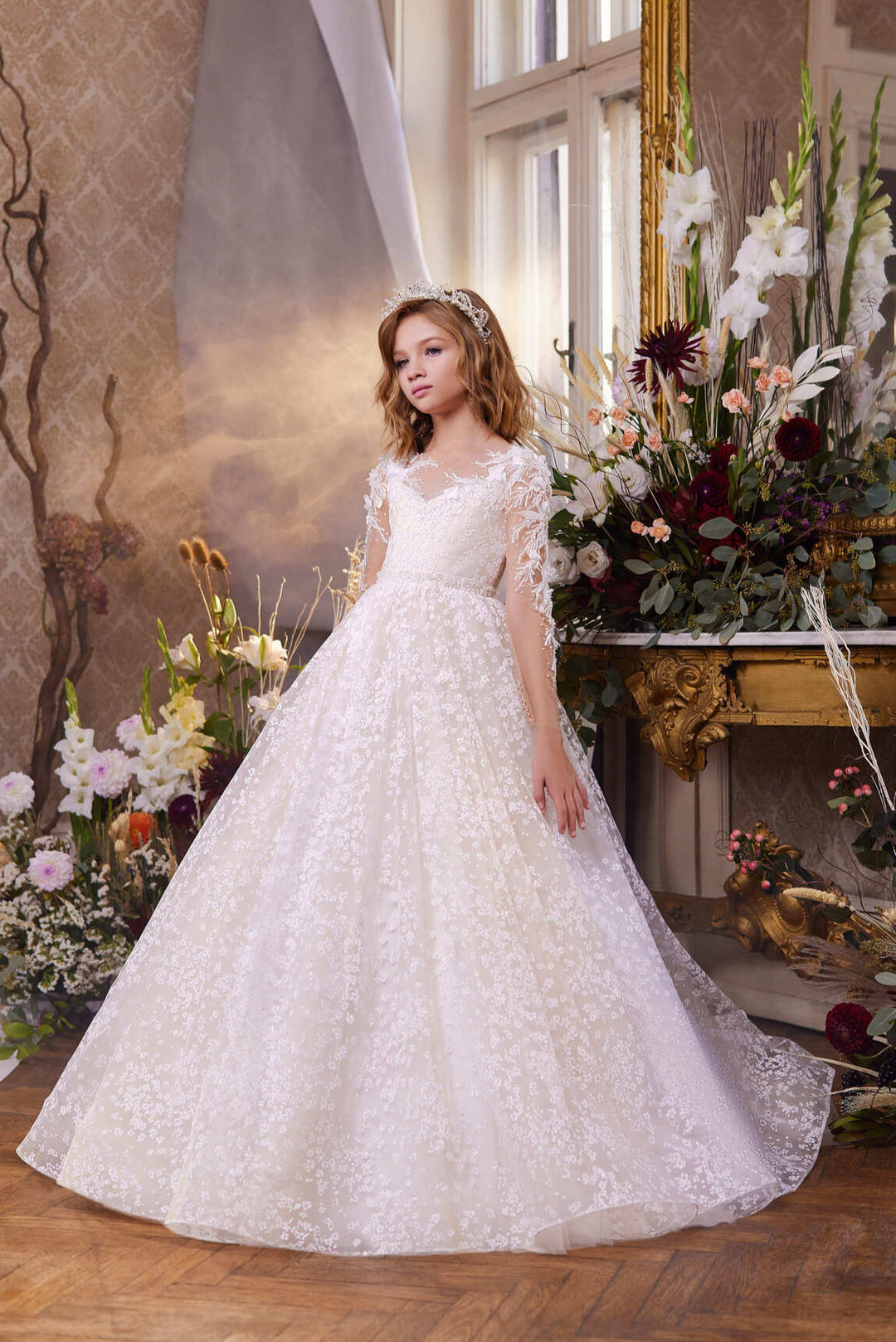 Adorable First Communion Dress in Guipure Lace Adorable First Communion Dress in Guipure Lace
