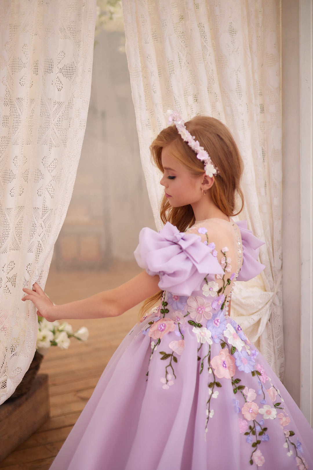Ana Maria Flower Girl Dress for Weddings Pre-order Size 9-10 / Pink