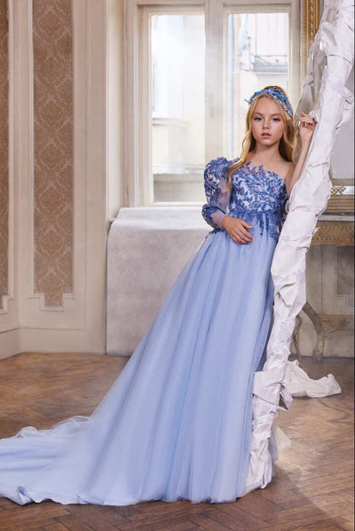 Blue Flower Girl Dresses | Mia Bambina Boutique Blue Flower Girl Dresses | Mia Bambina Boutique