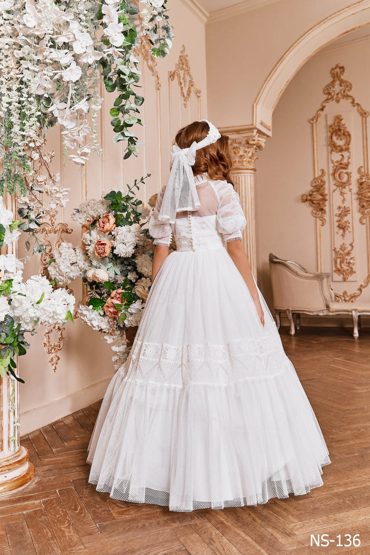 boho first communion dress Ballgown for 1st communion dresses