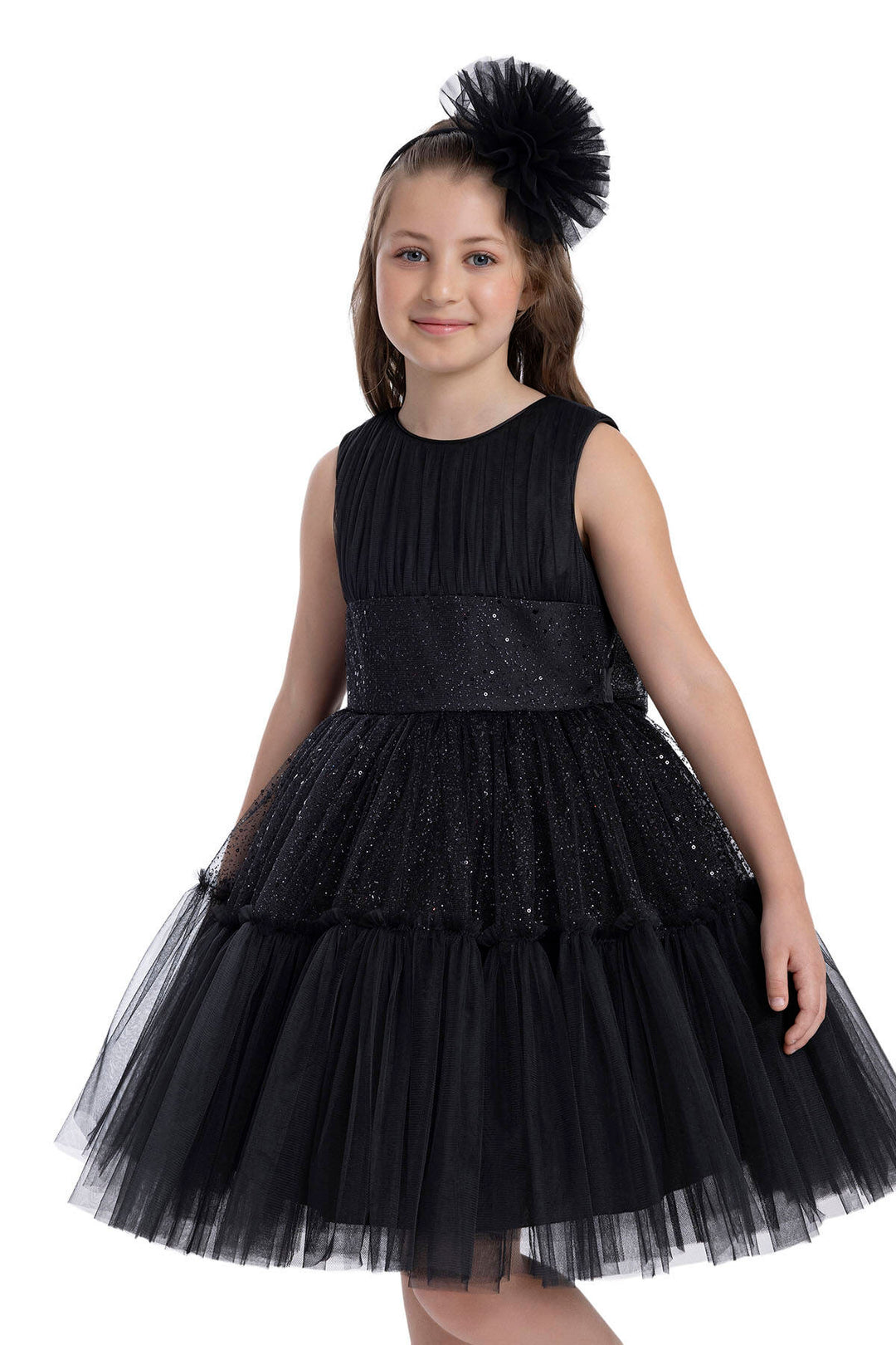 white christmas dresses Tutu skirt cocktail printed lace dress – Olvi's Lace main image 1