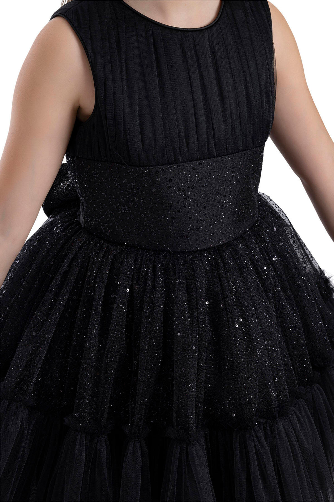 Shimmering Sleeveless Black Tutu Dress for Girl Shimmering Sleeveless Black Tutu Dress for Girl