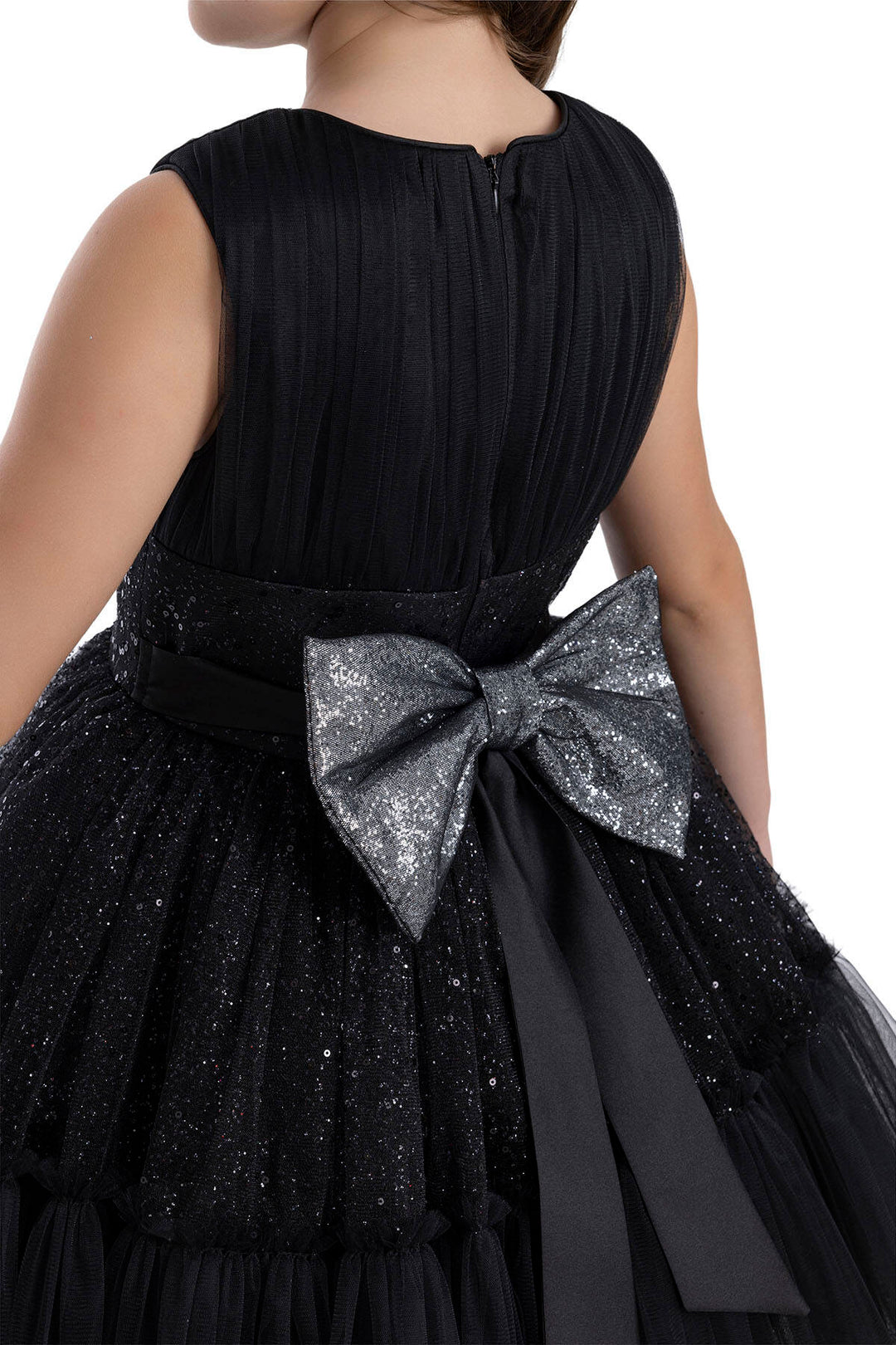 Shimmering Sleeveless Black Tutu Dress for Girl Shimmering Sleeveless Black Tutu Dress for Girl