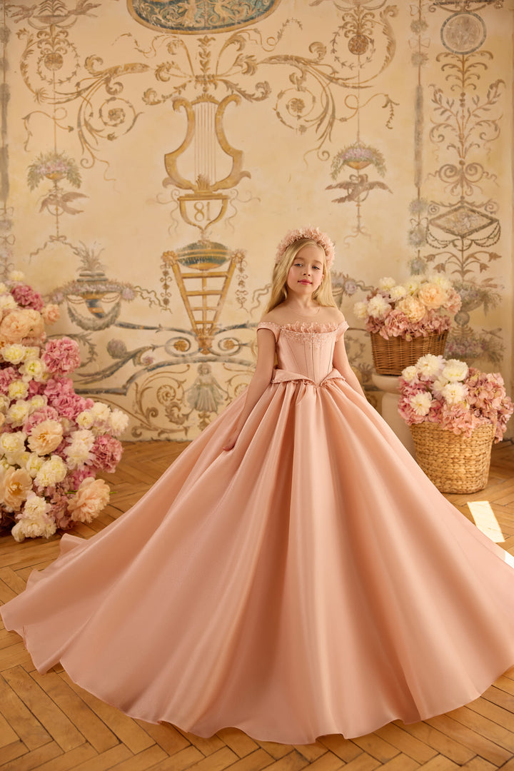 Mikado Satin Dress for Girls Mikado Satin Dress for Girls