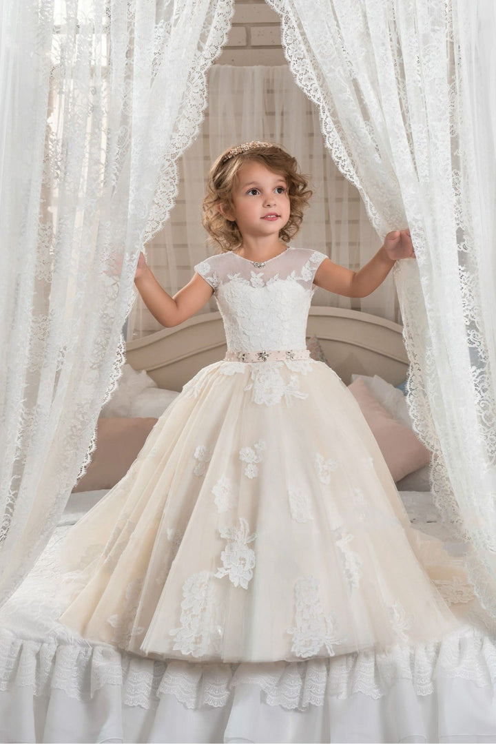 slim fit dress slacks New Orleans Flower Girl Dress